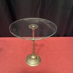 Pair of old small display stands.