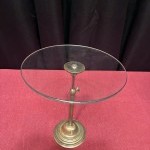 Pair of old small display stands.