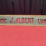 Former interior sign.