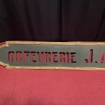 Former interior sign.