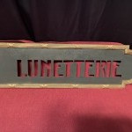 Former interior sign.