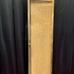 Pair of antique wall-mounted jewelry display cases.