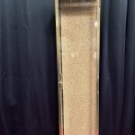 Pair of antique wall-mounted jewelry display cases.