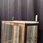 Old shop wall display case.