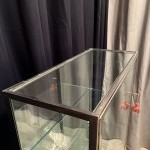 Antique freestanding shop window.