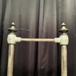 Antique display stand, draper's shelves.