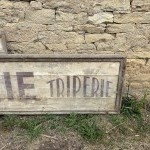 Former large shopfront sign.
