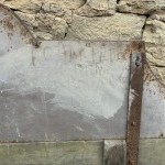 Former large shopfront sign.