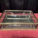 35 Small vintage shop display case.