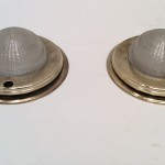 Pair of gangway lamps.