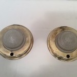 Pair of gangway lamps.