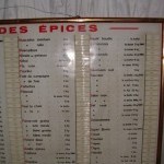 French bakery price list of spices