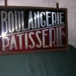 Vintage bakery sign