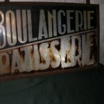 Vintage bakery sign