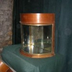 Vintage hat shop display cases