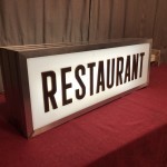 Restaurant sign.
