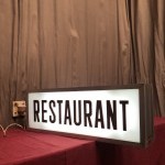 Restaurant sign.