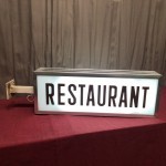 Restaurant sign.