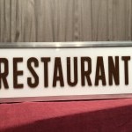 Restaurant sign.