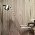 Industrial wall lamp.