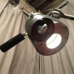 Industrial wall lamp.