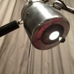 Industrial wall lamp.