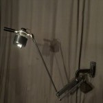 Industrial wall lamp.