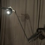 Industrial wall lamp.