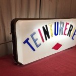 Old dry cleaners sign.