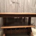 Old table, restaurant serving trolley, store.