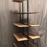 Draper's shelves. Trade furniture.