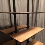 Draper's shelves. Trade furniture.