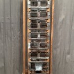 Antique postcard display stand.