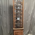 Antique postcard display stand.