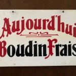 Vintage advertising sign