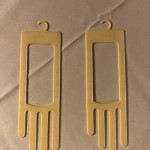 Pair of glove displays.