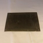 Old store cash register plate.