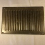 Old store cash register plate.