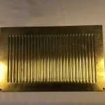 Old large store cash register plate.