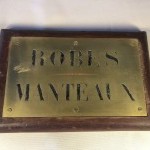 Old trade plaque. Tailor, milliner.