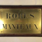 Old trade plaque. Tailor, milliner.