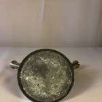 Old cane, stick display stand.