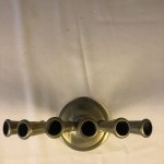 Old cane, stick display stand.