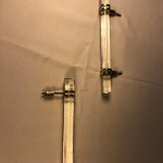 Pair of door handles.