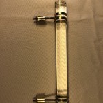 Pair of door handles.