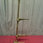 A collection of old shop shelf brackets.