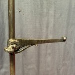 A collection of old shop shelf brackets.