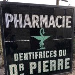 Pharmacy vintage sign