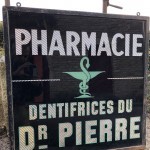 Pharmacy vintage sign