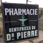 Pharmacy vintage sign